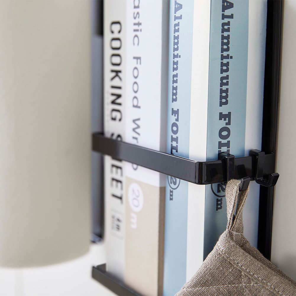 [Yamazaki] 5695 Держатель для бумаги и оберток, черный - для хранения на кухне