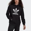 adidas Мужская черная толстовка с капюшоном Adidas Originals Trefoil H06667