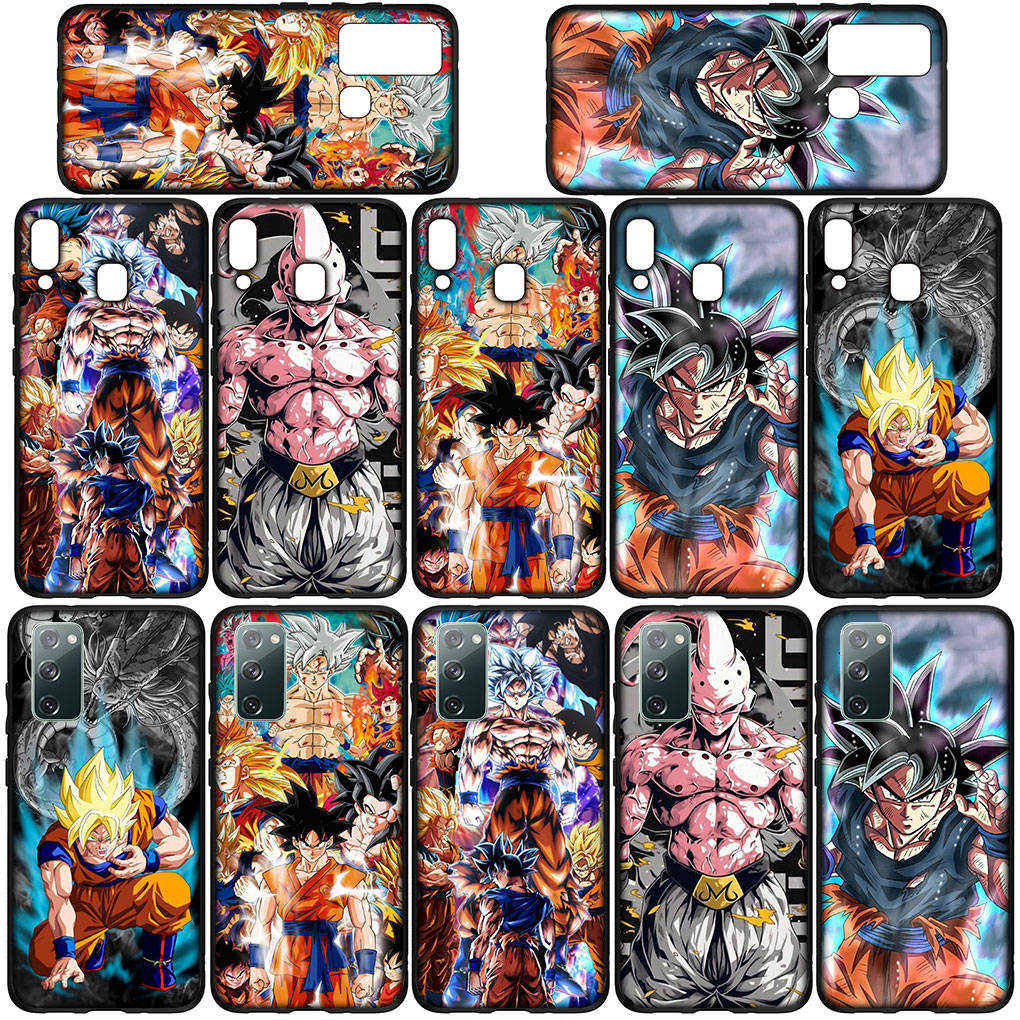 Чехол для телефона Samsung Galaxy S23 S24 iPhone 16 15 14 Xiaomi Redmi Note 13 12 11 Plus 9 Pro Max X XR OPPO Huawei Обои Dragon Ball Goku DragonBall