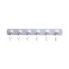 Multifunction Kitchen Storage Hook Holder 6 Hooks Wall Door Hanger Hooks for Spoon Scoop Bathroom Kitchen Organizer