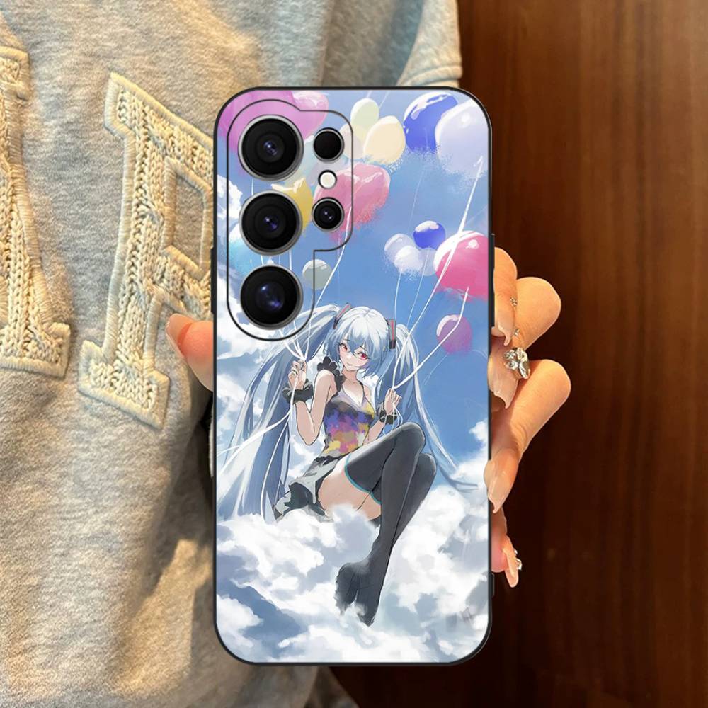 Popular Singer M-MikuS Cute Phone Case For Samsung S 24 fe 25 Ultra plus 20 lite 21 30 22 23 24 22 Ultra 5G Fundas