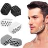1/2Pcs Large Jaw Exerciser Fitness Jawline Muscle Training Double Chin Reducer Neck Face Slimming Mouth Jawliner Silicone Chew