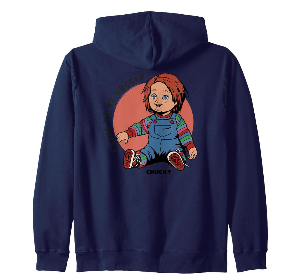 Chucky Likes To Be Hugged Zip Hoodie