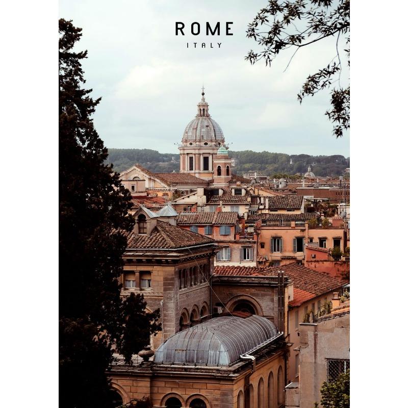 Рим Италия Ватикан Постер для путешествий Колизей Принт древней архитектуры Холст Картина Настенная картина Современный декор для офисной комнаты