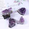Натуральный Необработанный Домашний Декор Орнамент Ремесла Кристальный Кластер Аметист Целебные Камни Кварц