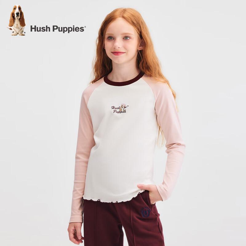 Базовая футболка с рукавами реглан для девочек Hush Puppies