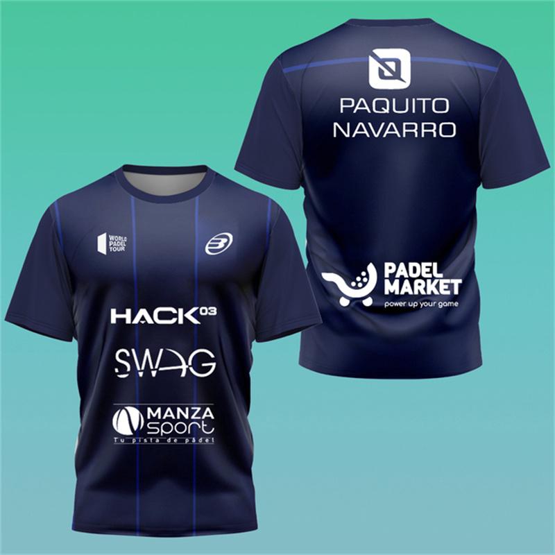 Fashion Men's Tennis Sportswear T-Shirt 3d Print Mens T-shirt Outdoor Badminton Table Tennis Training Clothes Summer Short-Sleeved Loose Tops