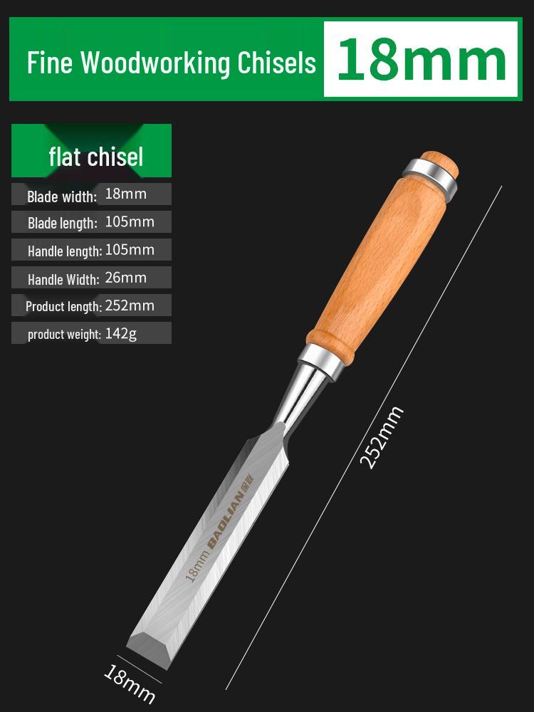 Набор столярных стамесок по дереву с деревянной рукояткой - Плоские, лопаточные, ножевые, резьбовые, канавочные и строгальные инструменты