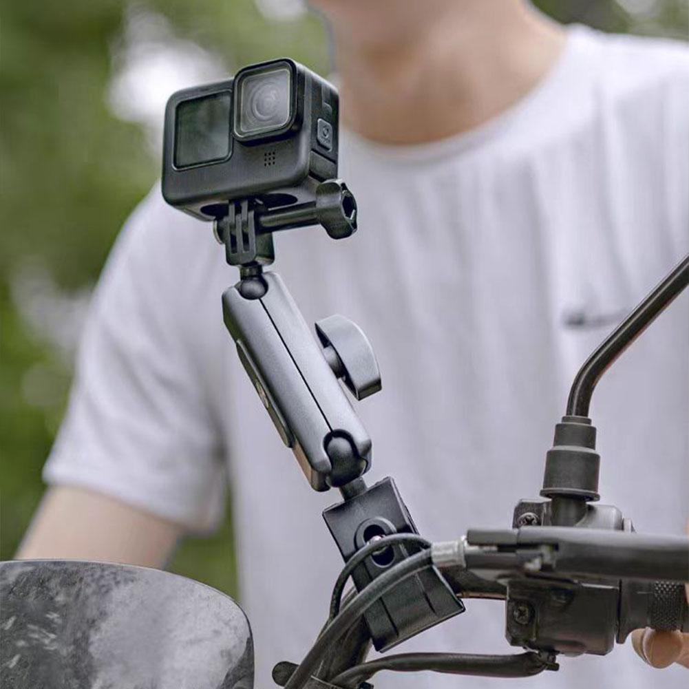 360° Camera Motorcycle Handlebar Mount Selfie Stick Bicycle Monopod For Gopro Hero Insta360 X5 Dji Osmo Action Camera Accessory