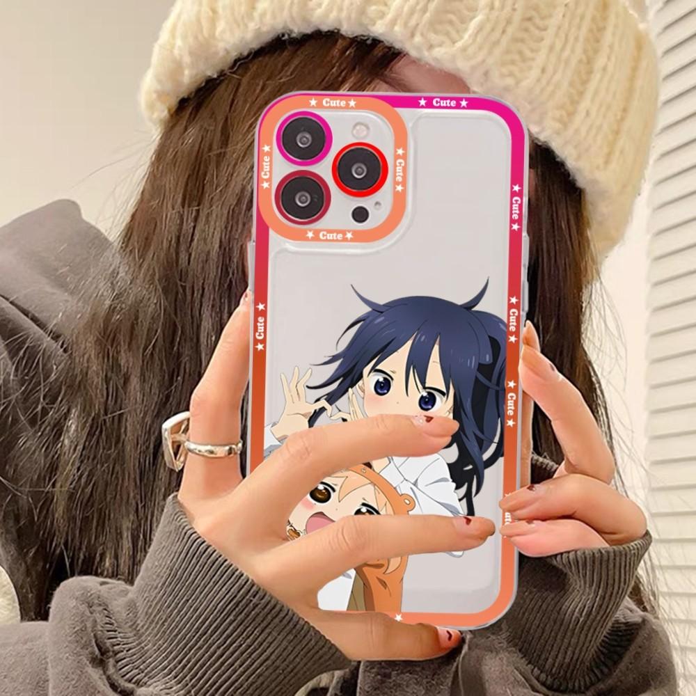 Чехол для телефона с аниме Himouto Umaru-chan Для iPhone 15 13 14 Pro Max XS XR 12 11 Pro 13 Mini Мягкий прозрачный задний чехол