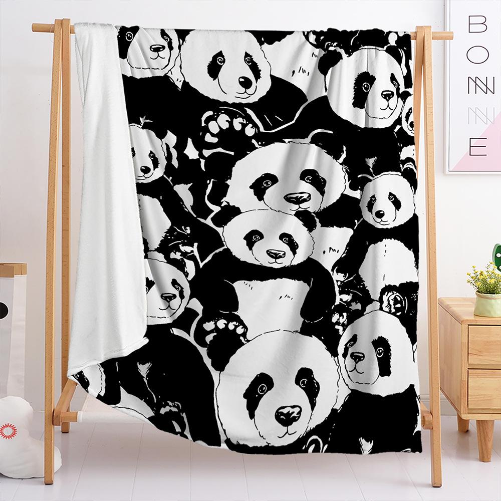 Blankets Cute Panda Blankets Flannel Bedroom Office Blankets Cover Blankets For All Seasons
