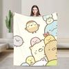 Плед Sumikko Gurashi Качественный Теплый Мягкий Плед Зимний Детский Диван Кресло Диван Кровать Новинка Покрывало