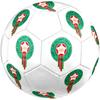 Футбольный мяч Morocco National FC, размер 5, разноцветный, подходит для всех возрастов, машинная строчка, материал ПВХ, соревновательного уровня, прочный и с высоким отскоком
