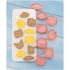 Set of 8 YAYAMIYA Cookie Cutter, DIY Biscuit Baking Tools, Press-Type, Perfect for Baking, Kitchen, Kids, Prizes, Lunch Boxes, and More. Popular as a