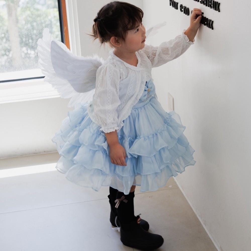 Sweet Demon Feather Wing Photo Props Halloween Cosplay Accessories Feather Wing  Cosplay Dress