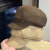 Новая британская ретро-стильная осенне-зимняя утолщенная шерстяная восьмиугольная шляпа, женский персонализированный берет, модная кепка газетчика, шляпа художника