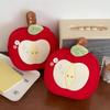 Red Storage Bag Velvet Cute Handbag Cartoon Fruit Makeup Bag  Data Cable Storage