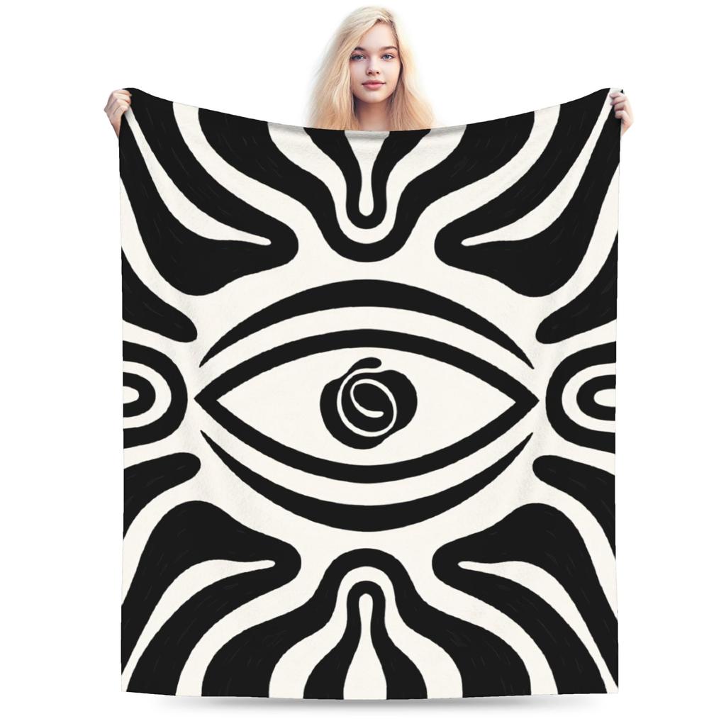 Eye Pattern Blanket Quality Warm Soft Throw Blanket Spring Boy Girl Couch Bed Print Bedspread