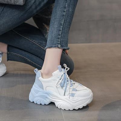 Стильная женская обувь на шнуровке для весны и осени в продаже, для ходьбы, корейские предложения, женская обувь для повседневной носки, новая вулканизированная обувь 2025