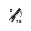 Powerful LED Flashlight with XHP160 LED and 5800mAh Compatible with AAA Zoom IPX6 7 Lighting Aluminum Alloy Mobile SOS Ideal for Emergency and Power