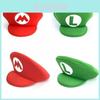 Унисекс Шапка Косплей Супер Марио Луиджи Брос Для Взрослых И Детей Реквизит Для Костюма На Хэллоуин