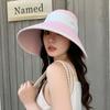 Summer Empty Top Wide Brim Sun Hat for Women Anti UV Sunscreen Bucket Hat Female Sun Protection Outdoor Beach Cap