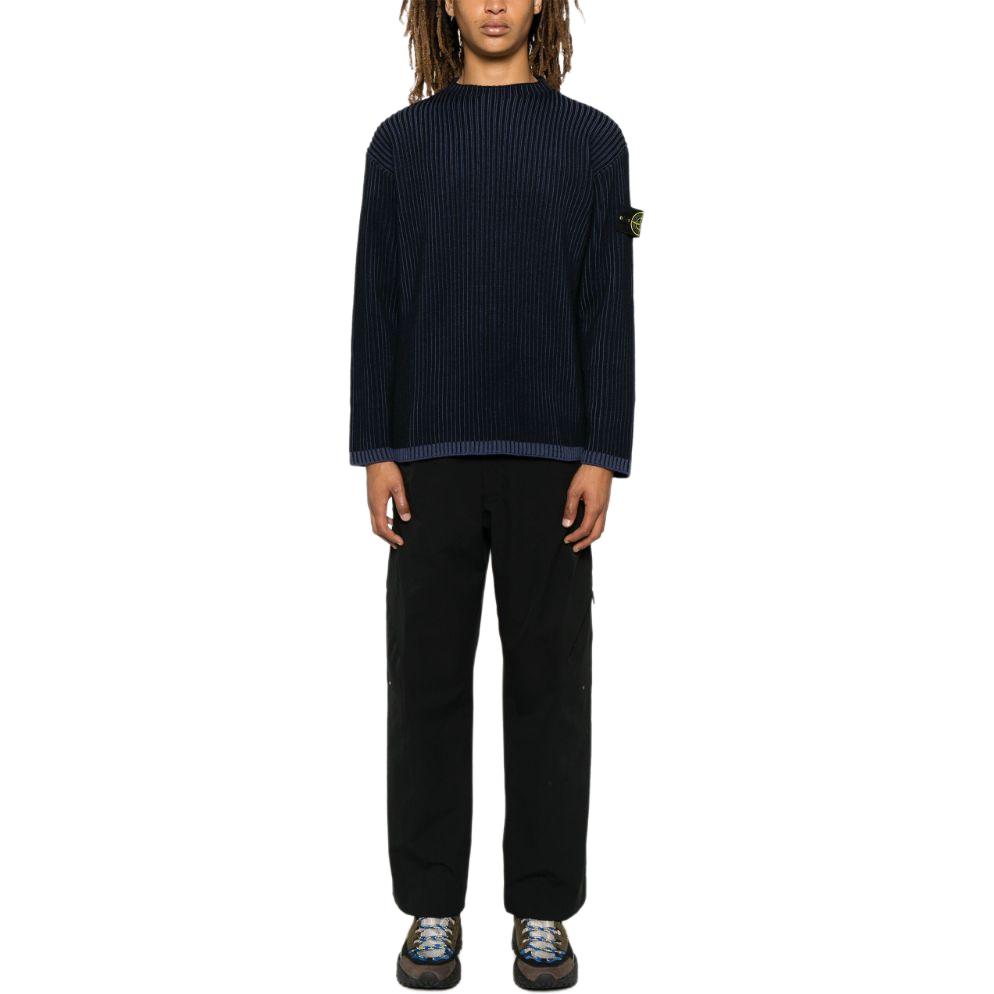 STONE ISLAND Logo Patch Crewneck Jumper 8115532C1-V0020