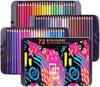 Roleness Colored 72 Coloring Book Set for Kids and Professional Soft Core Colored Metal Storage Gift Pencils, Colors, Oil-Based, Adults, Pencils,