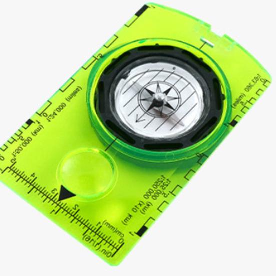 Многофункциональный компас для ориентирования со шнурком, высокая точность, компактный размер, портативное увеличительное стекло, профессиональный компас, снаряжение для кемпинга