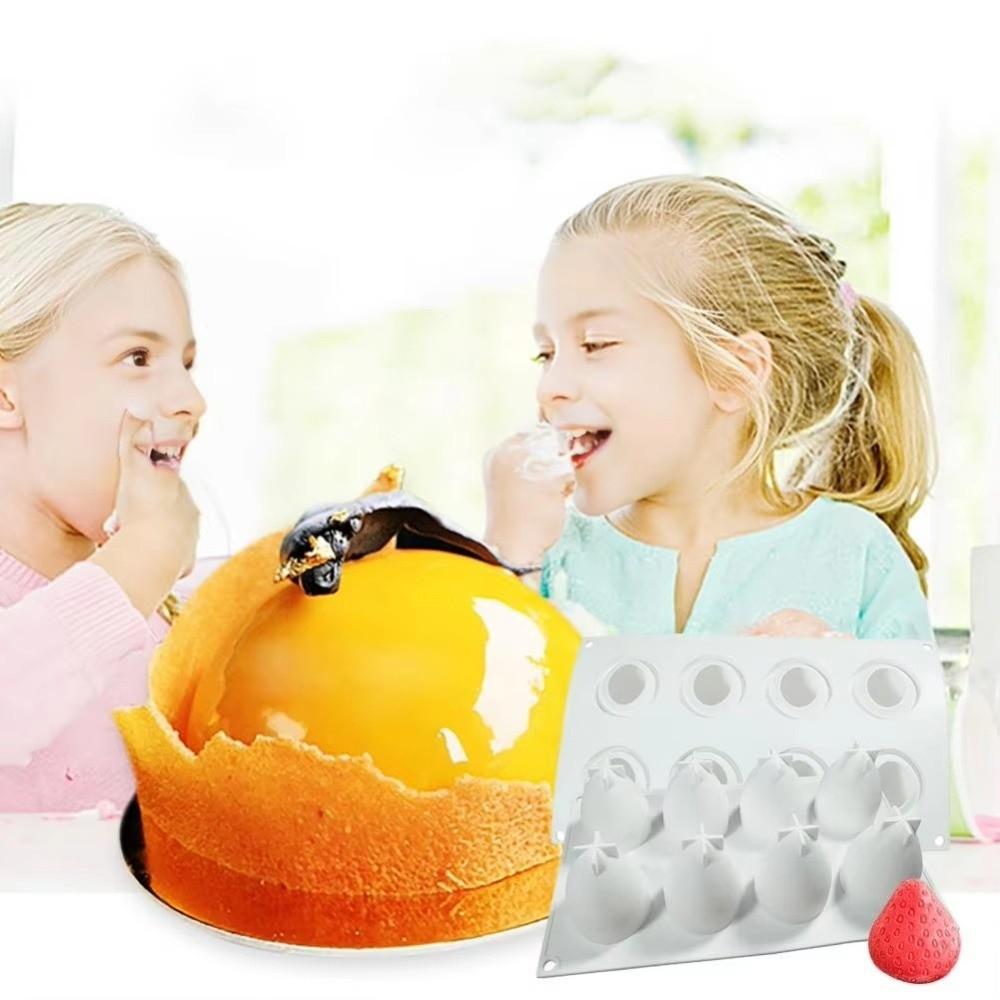 Silicone Strawberry Mold 3D Cake Mold Baking Molds Silicone Mousse Mold  Cake Decorating