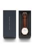 Год импорта Daniel Wellington DW Watch Classic St Mawes 40 мм Watch Brand Стильный Популярный Бизнес Кожаный Подарок Boyfriend [Официальный магазин/2