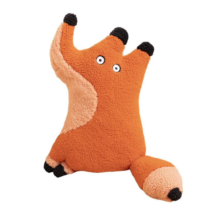 Adorable Plush Fox Doll Soft Stuffed Animal Cushion For Kids Sleep Comfort Gift