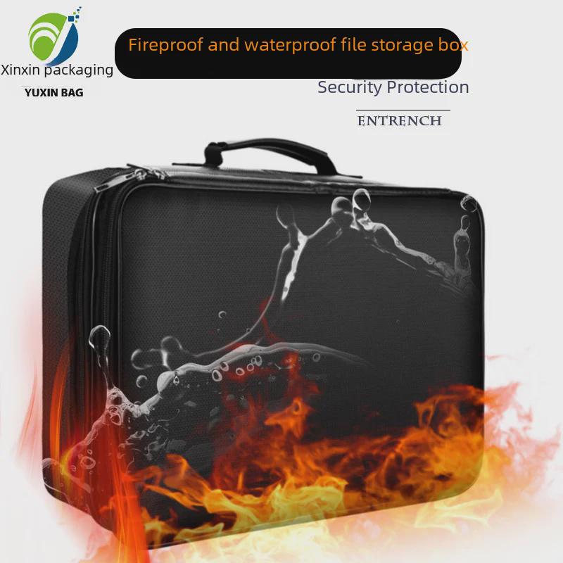 Waterproof Fireproof Foldable Document Storage Bag