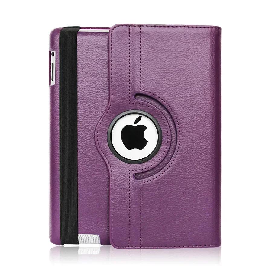 For iPad Air 13 11-inch M2 Pro 13 11-inch M4 2026 Mini 7 6 Smart Leather Case with 360° Rotation and Sleep Wake Function Shell