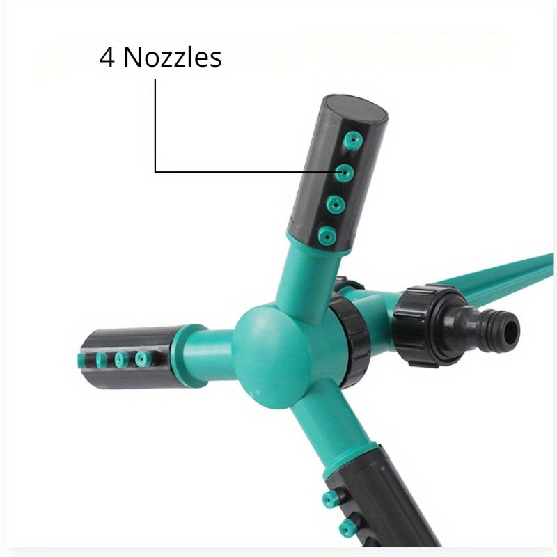 Регулируемый шипованный рокерный ударный дождеватель для сада, сельского хозяйства, полива, полива газона, вращающаяся струя на 360 градусов