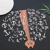 Винтажный Антикварный Серебряный Подвеска-Шарм Якорь для DIY Украшений - 1 шт.