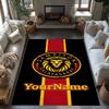 Galatasaray 275 Customize Text Area Rug Perfect for Entryway Kitchen Foyer Game Room Anti-slip Rug Office home decor