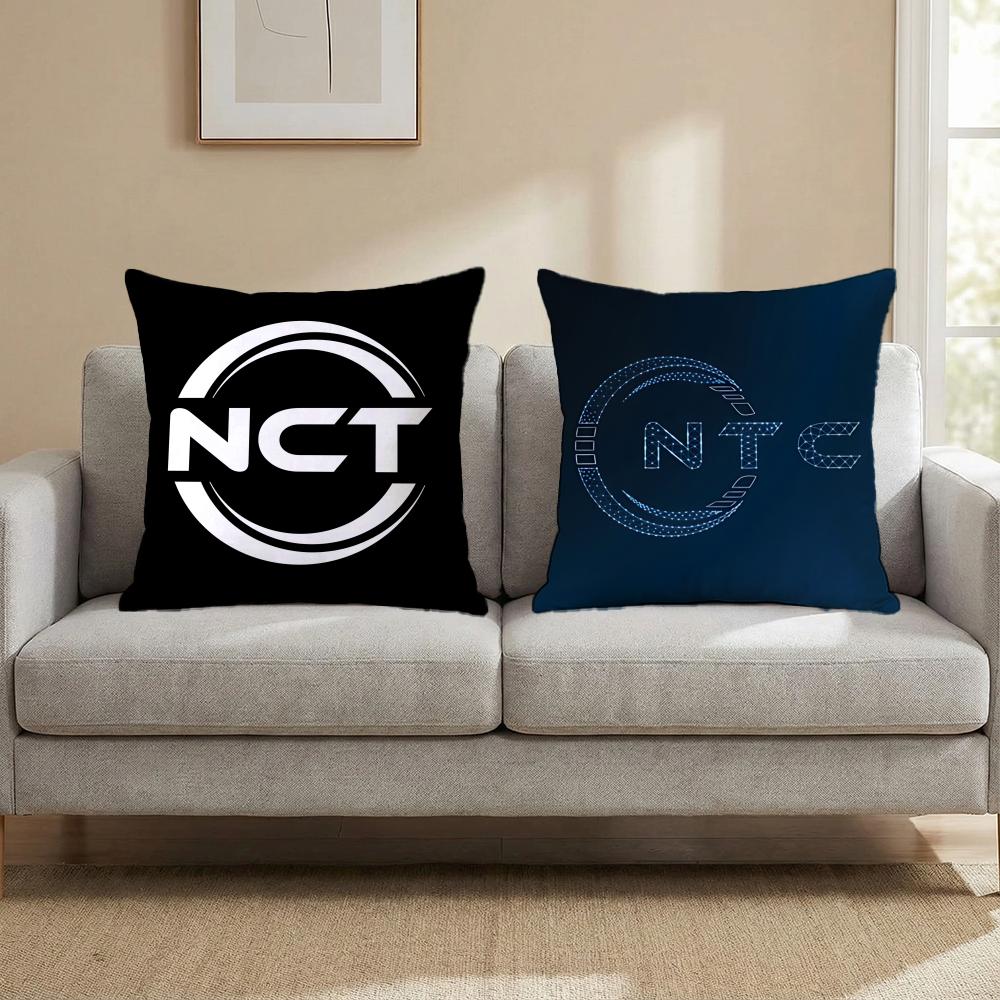 Kpop Style Nct Cushion Cover Cushion Cover Set 4Pcs 50X50 45X45 40X40 Pillowcase Decorative Sofa Home Decor