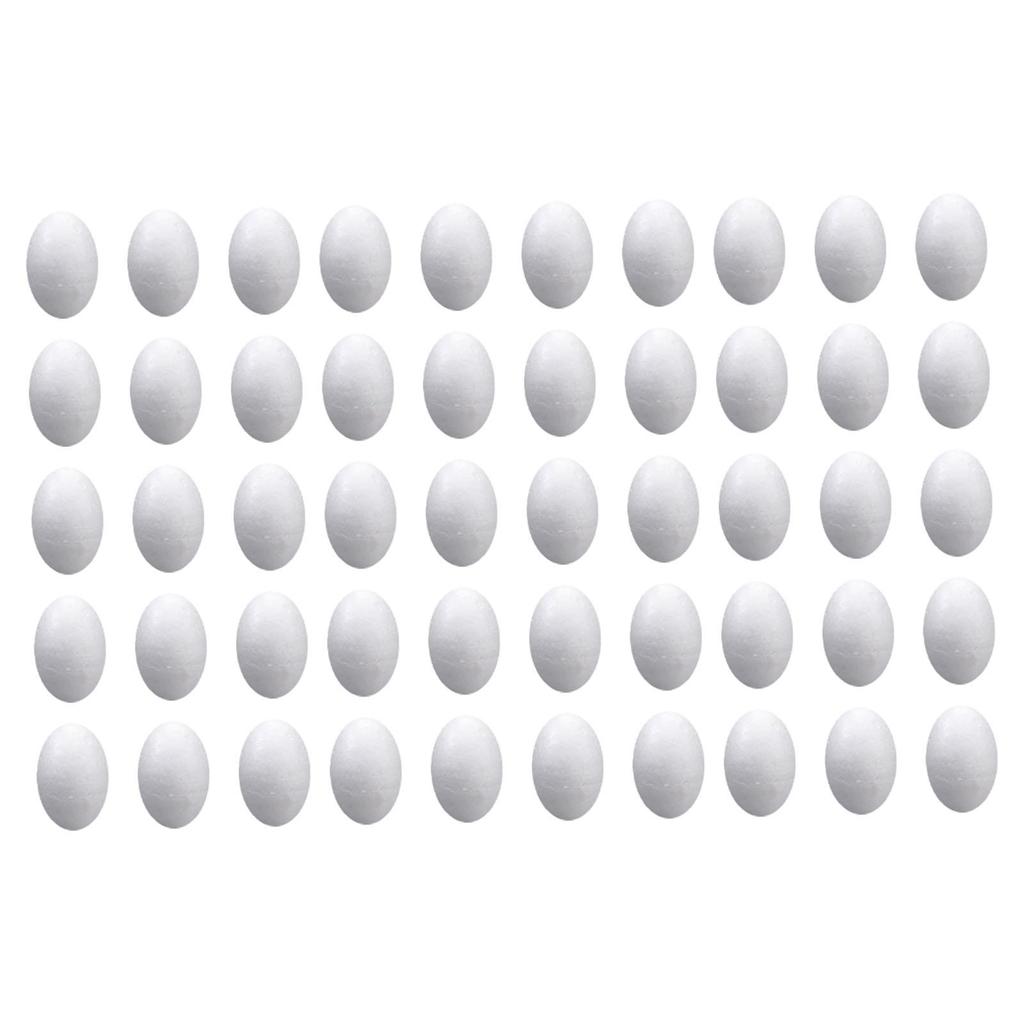 Eggs for Craft Projects. Hollow Foam Easter And Halloween Activities.