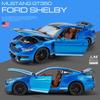 1/32 High Simulation Supercar Ford Mustang Shelby GT350 Car Model Alloy Pull Back Kid Toy Car 4 Open Door Children's Gifts GT500