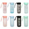 Plastic Water Bottle Portable Tour Outdoor Sport Leak Proof Seal School Water Bottles Drinkware BPA Free 600ML