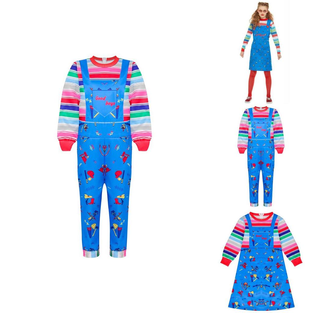 Очаровательный детский костюм Чаки по лицензии Child's Play для Хэллоуина