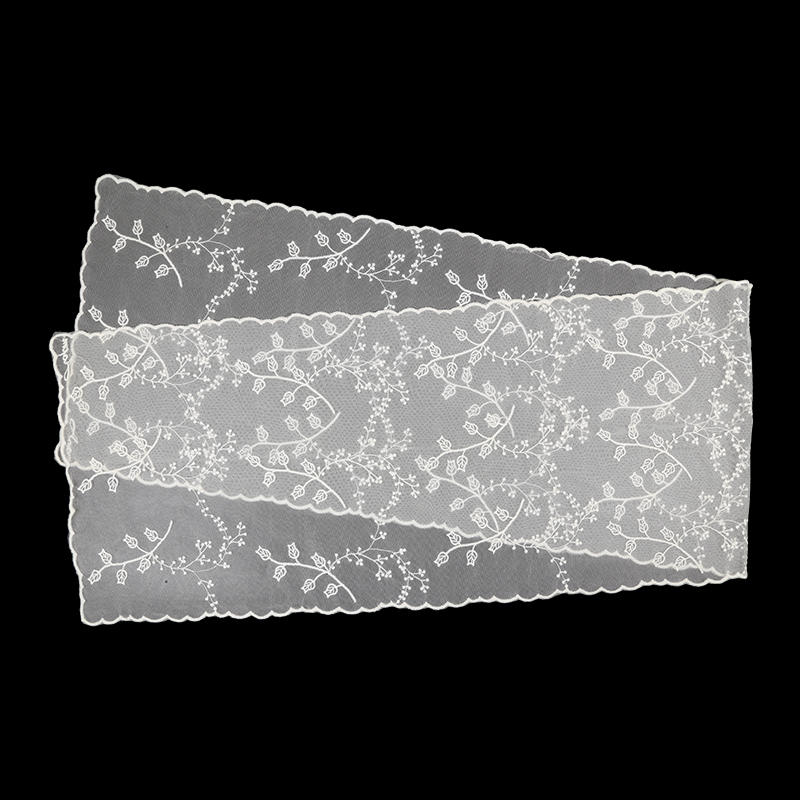 Flower Scarves Exquisite Embroidery In Spring And Summer Lace Scarves Long Scarves Waistbands Scarves