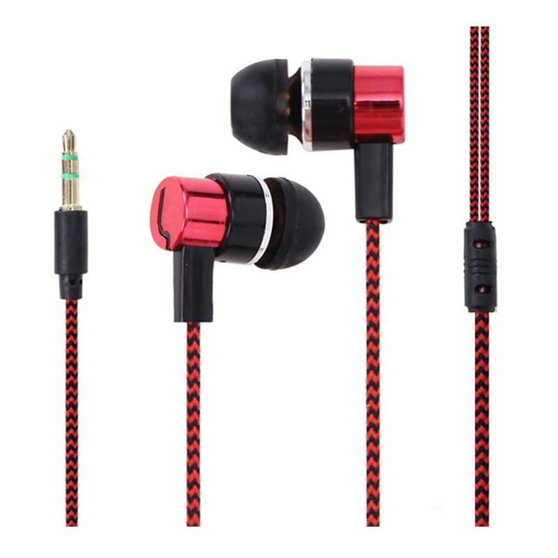 Проводная гарнитура 3,5 мм, наушники-вкладыши, наушники Super Bass, стерео наушники, спортивные наушники для бега для мобильных телефонов MP3, ПК