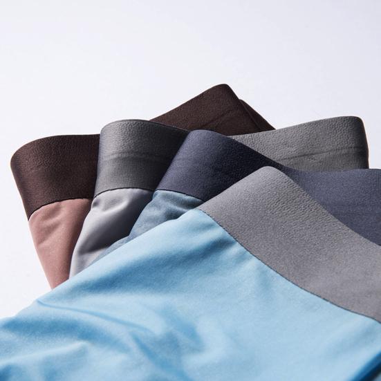 Мужское боксерское нижнее белье со средней посадкой, высокой эластичностью, облегающие шорты-брифы