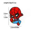 89 Брошь-значок Человек-паук из сплава Супергерой Marvel Человек-паук Металлический значок Рюкзак Куртка Персонализированное украшение