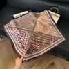 New 71 * 71cm Korean version small square scarf women's silk scarf spring and summer thin sunscreen scarf neck protection tied bag headband scarf