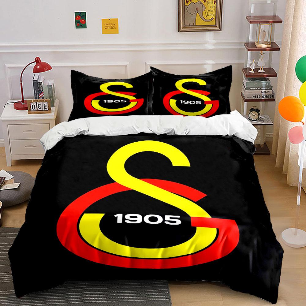 "Black 1905 S Logo Bedding Set" Bedding Duvet Cover Set Duvet Cover Pillowcases (1 * Duvet Cover 2 * Pillowcases, without duvet insert)