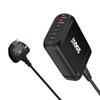 200W GaN Multi-Port PD Fast Charger with 2A4C Ports for Phones & Laptops