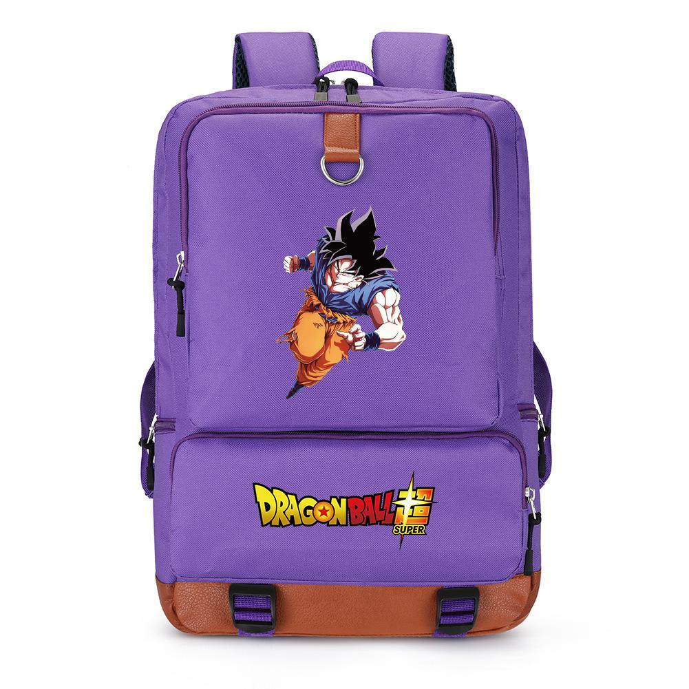 Мультфильм Анимация Dragon Ball Школьная сумка Рюкзак Студенческая школьная сумка Мужская и женская Дорожная сумка Сумка для компьютера